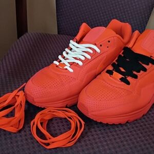 Nike Orange Sneakers with White Accents